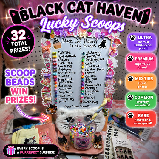 πββ¬ Black Cat Haven Lucky Scoop | 32 Prizes β’ 5 Tiers of Surprises β¨